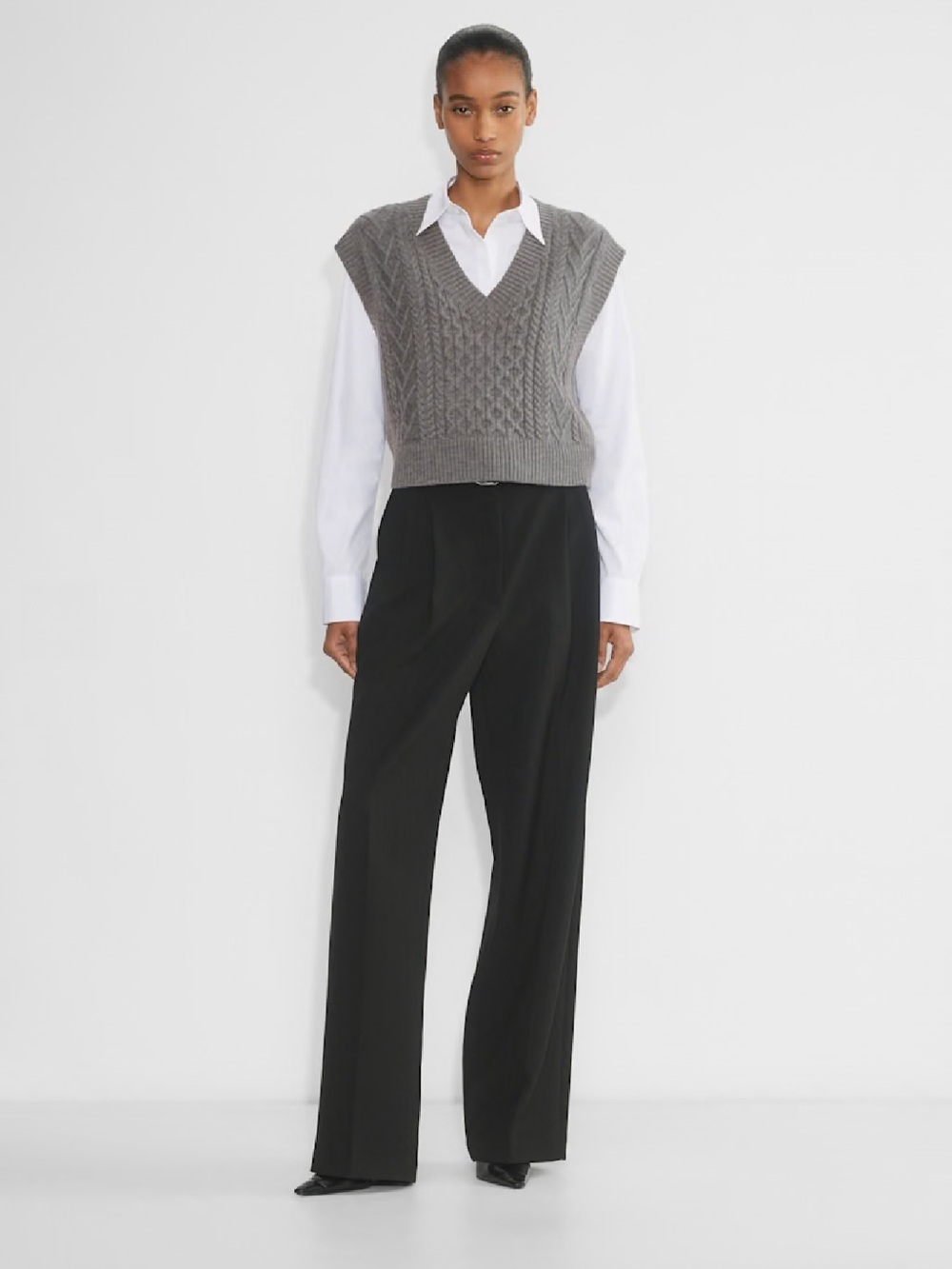 Aritzia Babaton Emporia merino wool vest